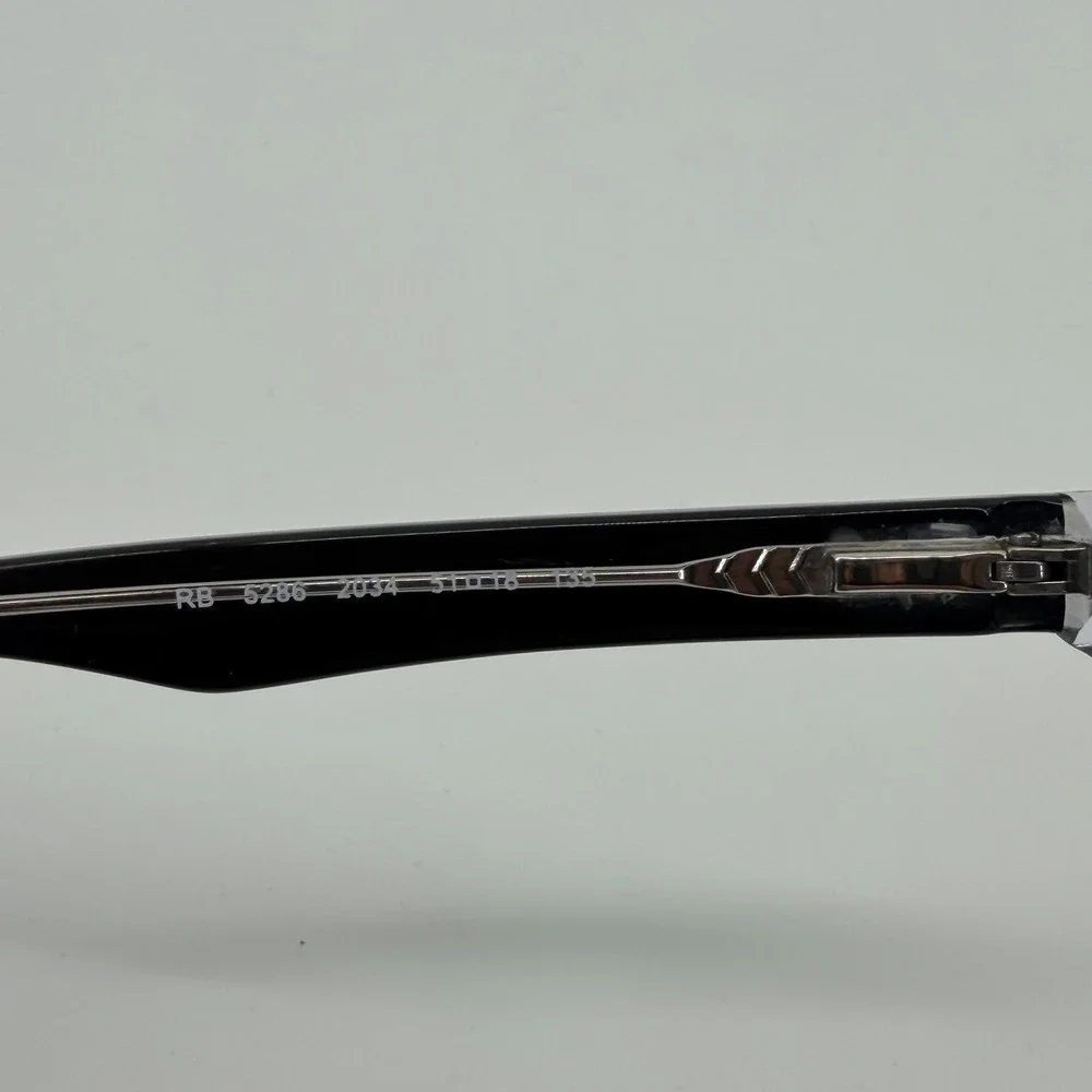 Ray Ban RB 5286 2034 Rectangle Black Clear‎ Eyeglasses Frame Only 51-18-135